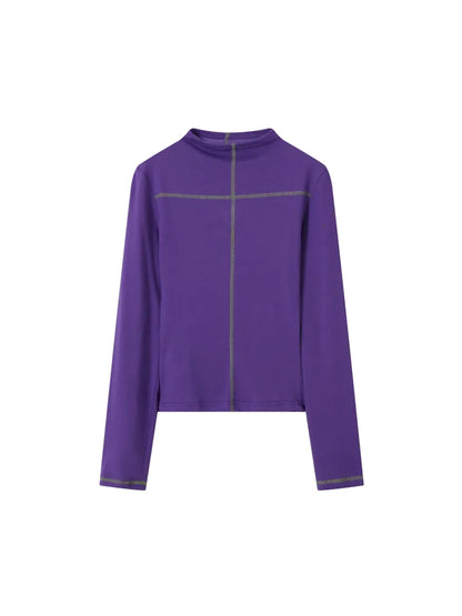 Stitching High Neck Inner T-Shirt【s0000007120】