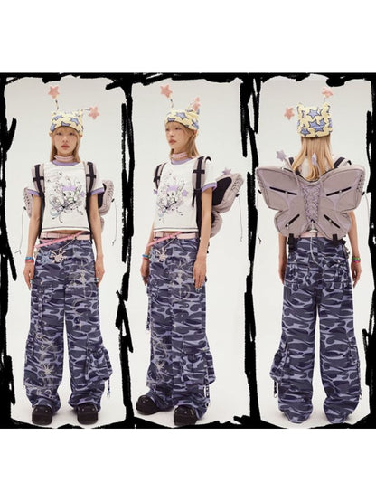 Bunny Elf Printed t-shirt【s0000008214】