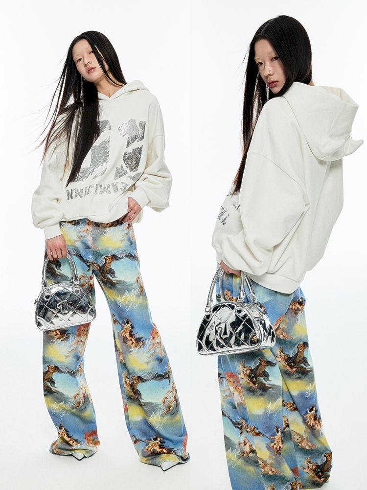 Loose Hooded Sweatshirt【s0000006300】