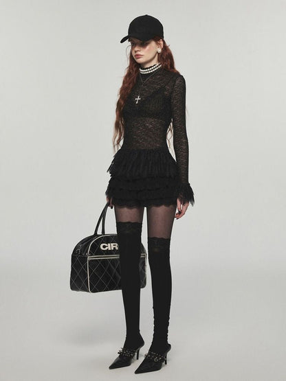 Lace Slim Bottom Top【s0000004725】