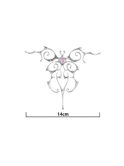 Butterfly Magic Wand Necklace【s0000005024】