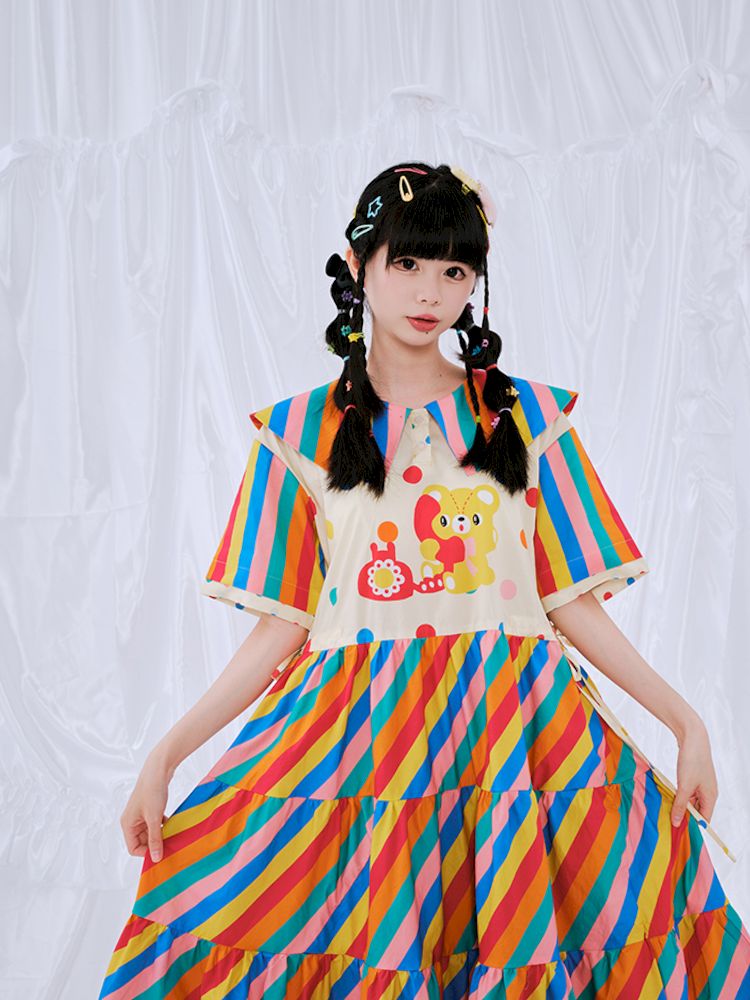 Rainbow Diary Dress【s0000009097】