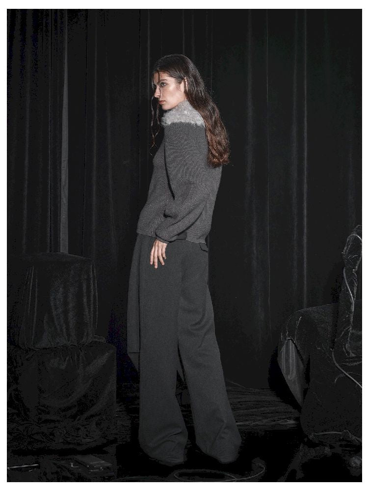 Genderless Wide Leg Long Western Pants【s0000005458】