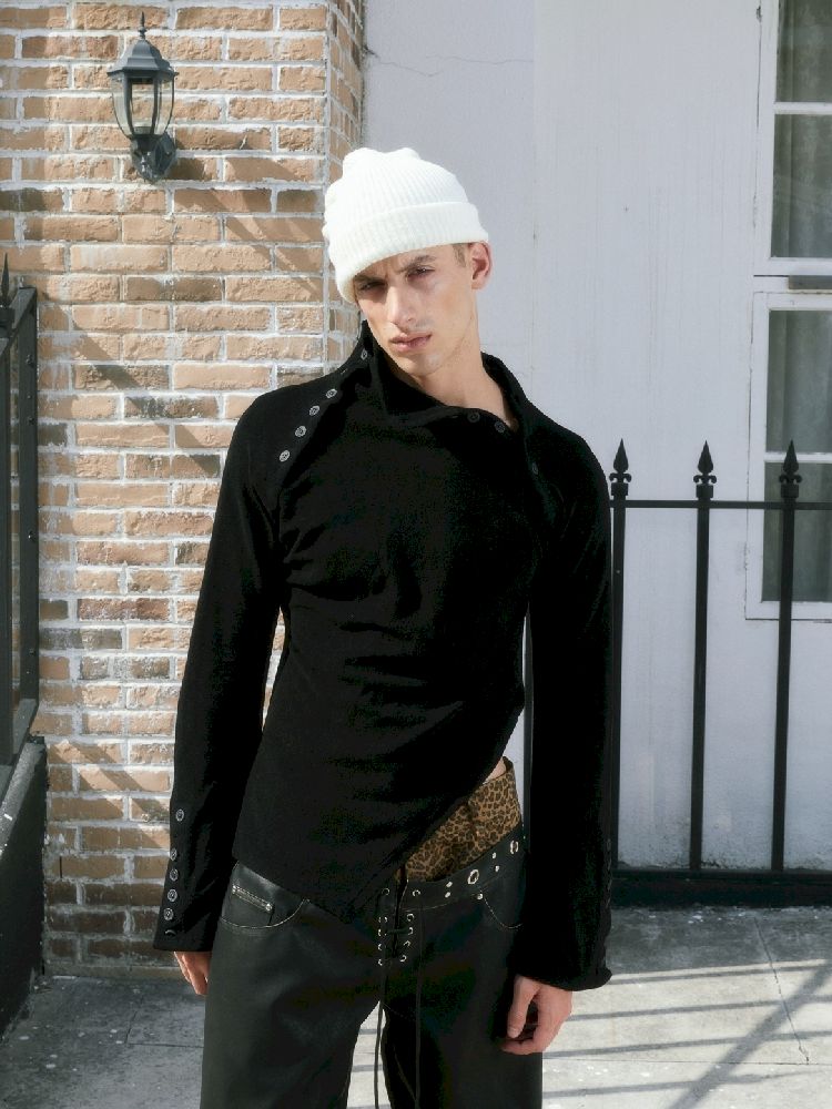 Deconstruction Multi-Way Knit Bottom Shirt【s0000004721】