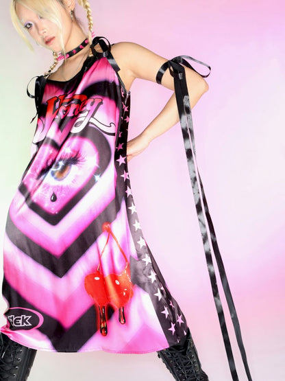 Skinny Silk Camisole Dress【s0000007157】