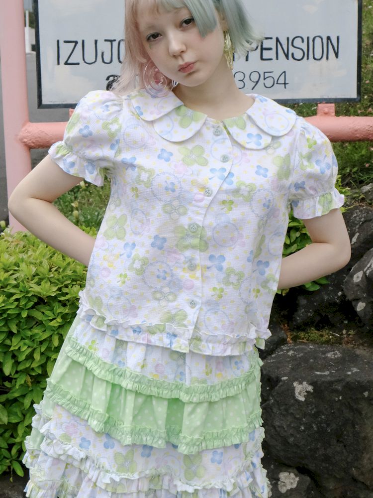 Clover Cake Girl Reversible Two-Way Skirt【s0000009086】