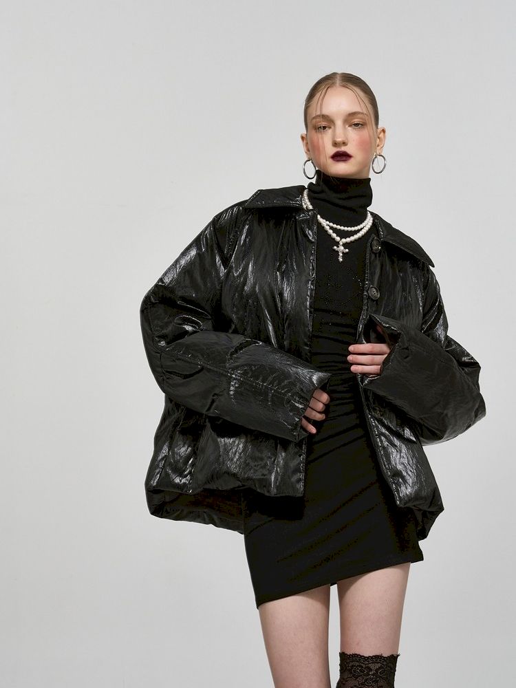 Down short jacket【s0000004747】