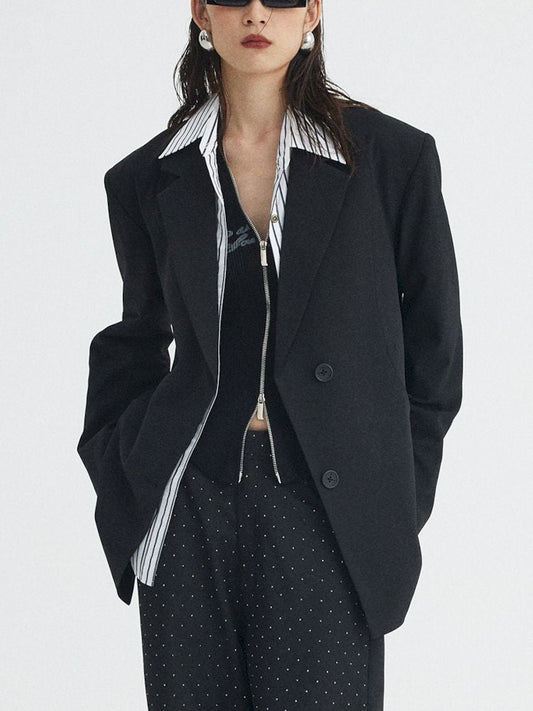 Two Button Loose Blazer【s0000007347】