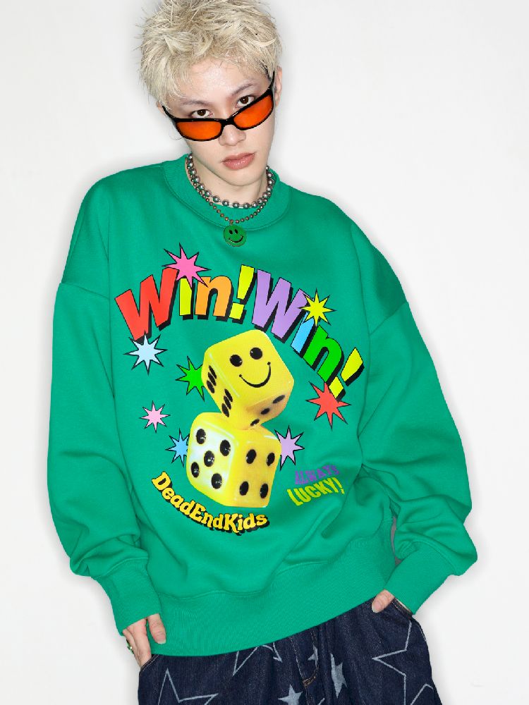 Smiley Dice American Tide Sweatshirt【s0000010264】