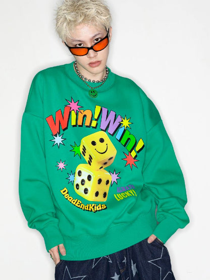 Smiley Dice American Tide Sweatshirt【s0000010264】