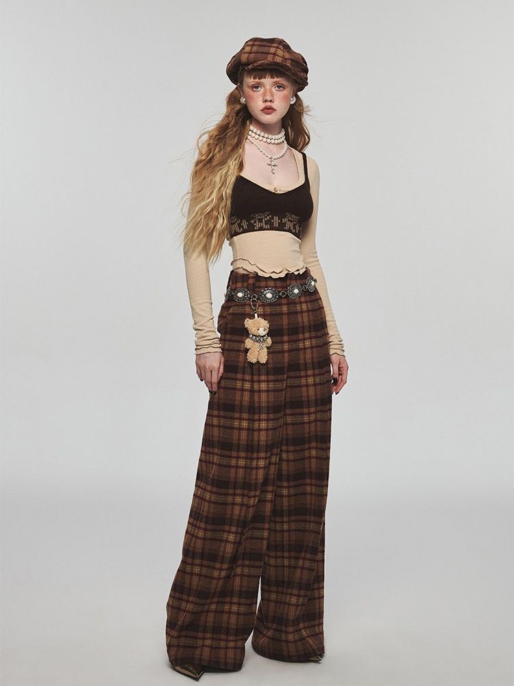 Hidden meat lazy pants【s0000004745】