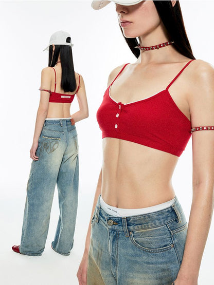 Small corset tank top bra【s0000006286】