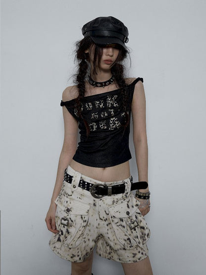 dark hottie leopard camisole top