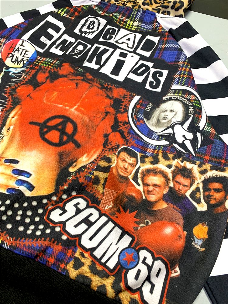 American punk leopard print Zipper Sweatshirt Jacket【s0000010272】