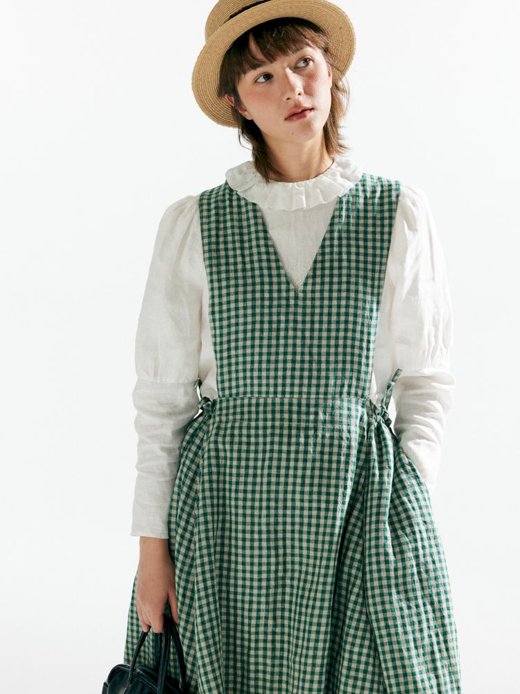 Large Hem Adjustable Vest Dress【s0000007637】