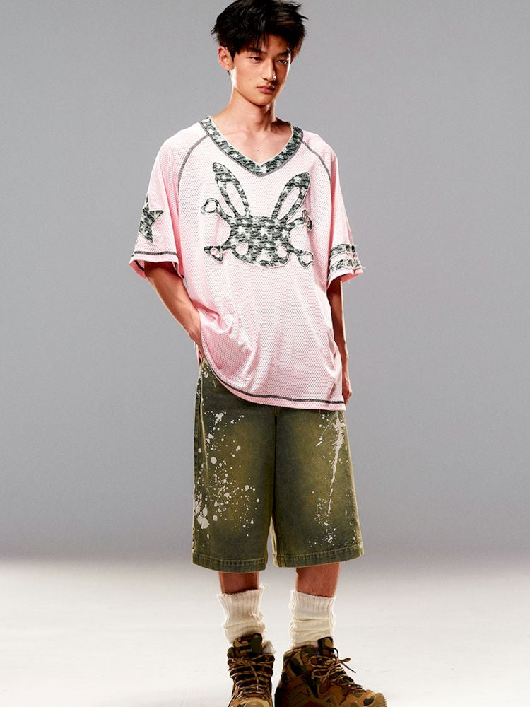 Bunny Skull Loose T-Shirt【s0000008987】