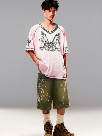 Bunny Skull Loose T-Shirt【s0000008987】