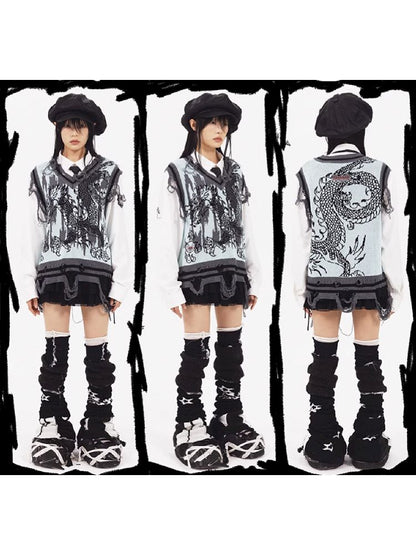 Dragon Knit Vest【s0000005961】