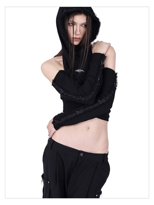 Hooded sunscreen long-sleeved T-shirt【s0000009402】