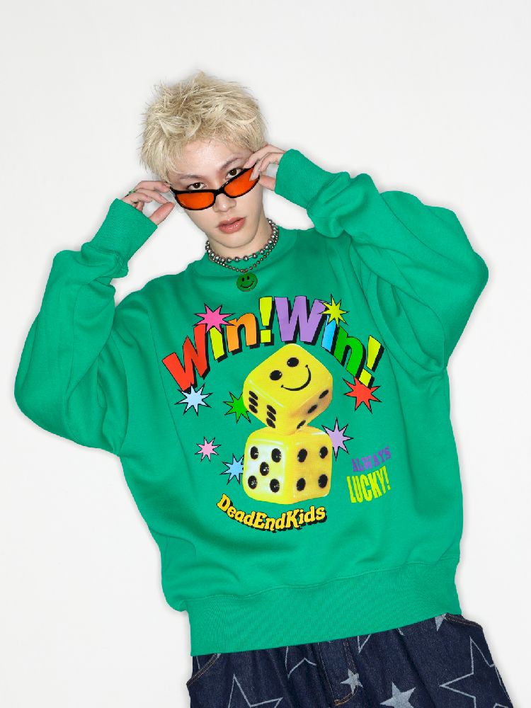 Smiley Dice American Tide Sweatshirt【s0000010264】