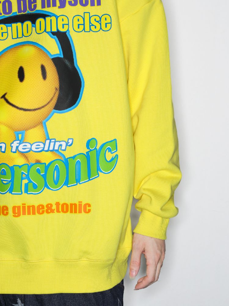 American Casual Street Smiley Loose Pullover【s0000010265】