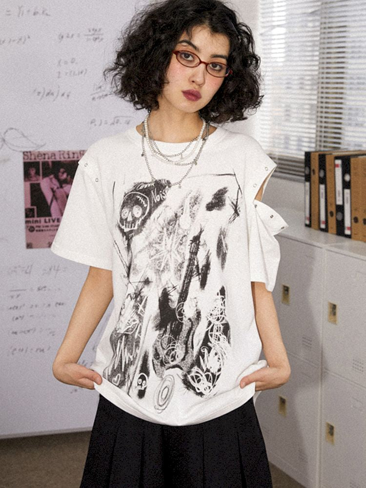 Removal Short Sleeve Tee【s0000008841】