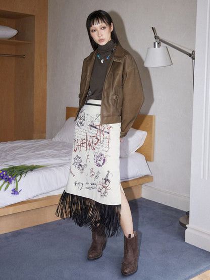 Brown Leather Jacket【s0000010090】