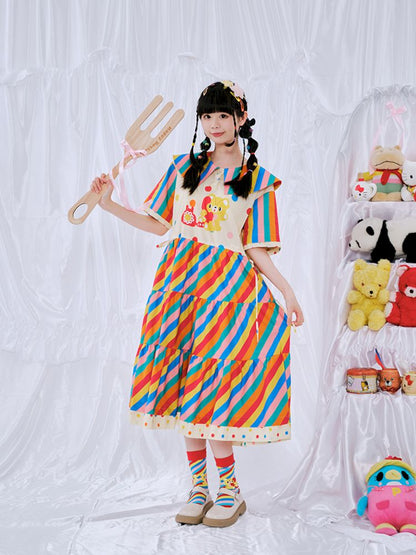 Rainbow Diary Dress【s0000009097】