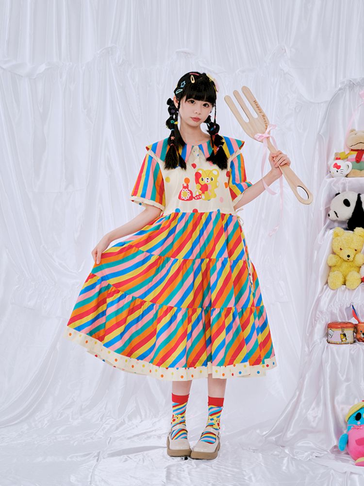 Rainbow Diary Dress【s0000009097】