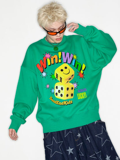 Smiley Dice American Tide Sweatshirt【s0000010264】