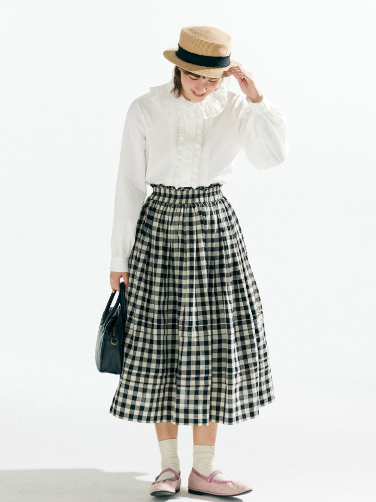 Big Hem Half-body Skirt【s0000007631】