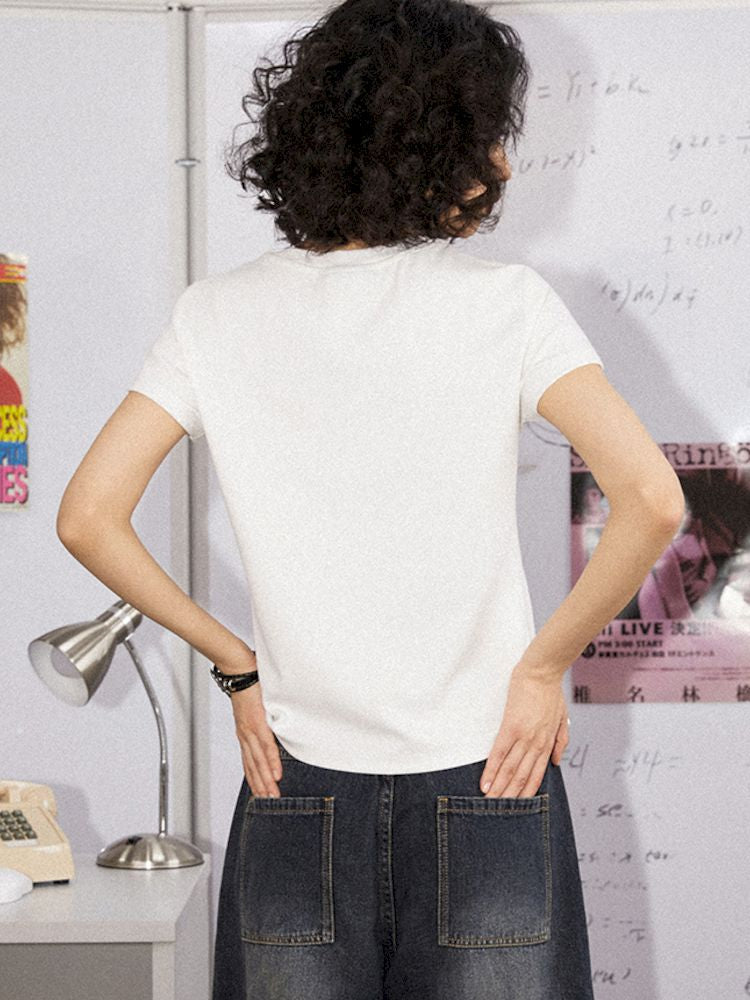 Kitten Printed Short Sleeve T-Shirt【s0000008843】