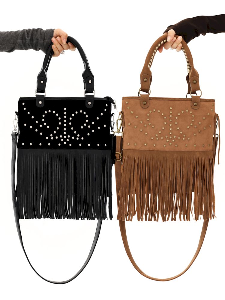 Handheld Crossbody Dual Purpose Tassel Bag【s0000006256】