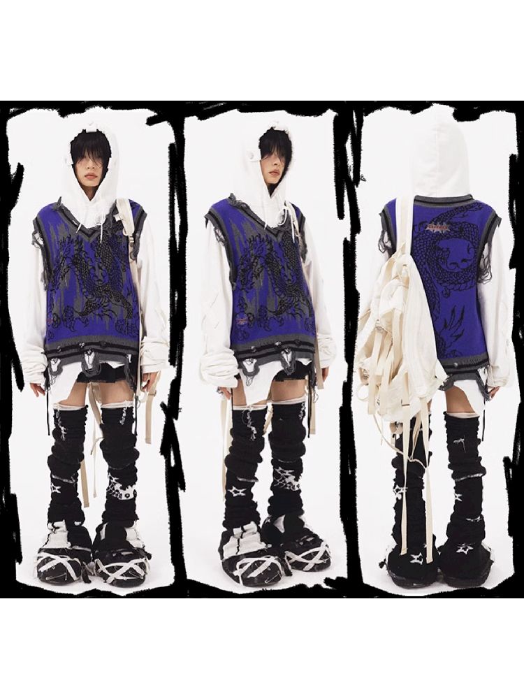 Dragon Knit Vest【s0000005961】