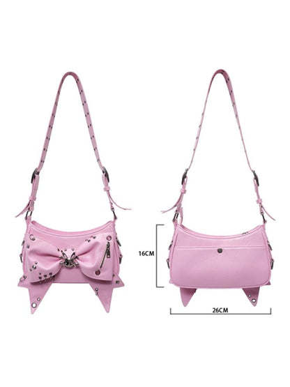 Hardware Decoration Bow Bag【s0000009406】