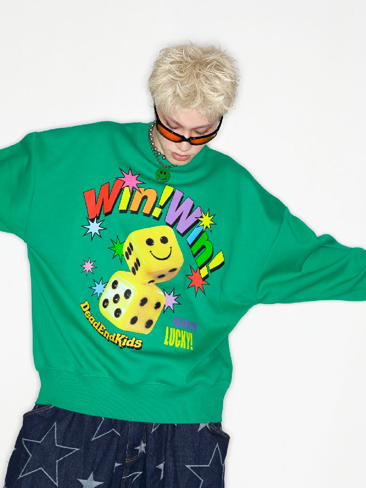 Smiley Dice American Tide Sweatshirt【s0000010264】