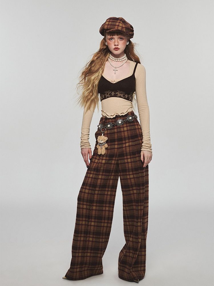 Hidden meat lazy pants【s0000004745】