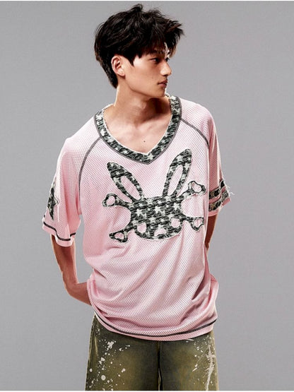 Bunny Skull Loose T-Shirt【s0000008987】