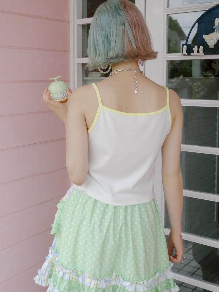 White sweet girl small vest camisole【s0000009088】