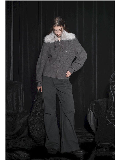 Genderless Wide Leg Long Western Pants【s0000005458】