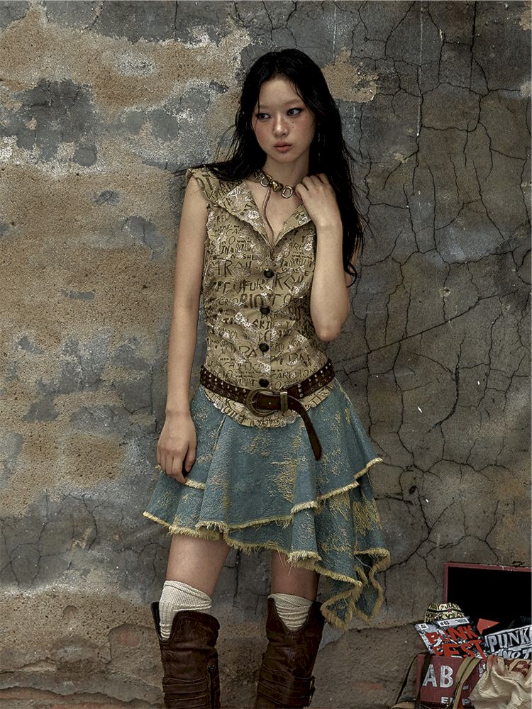 Fitted Irregular Halter Dress