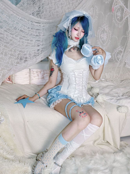 Polka dot pumpkin pants【s0000012694】