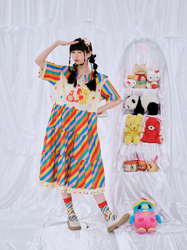 Rainbow Diary Dress【s0000009097】