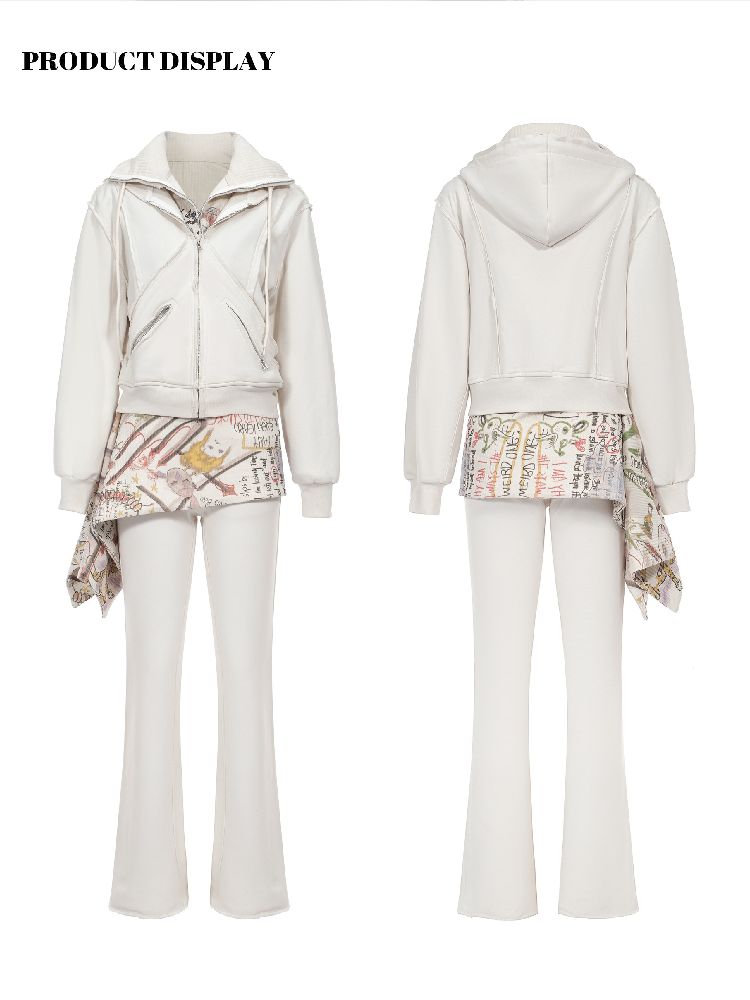 Graffiti Style Printed Scarf【s0000004711】