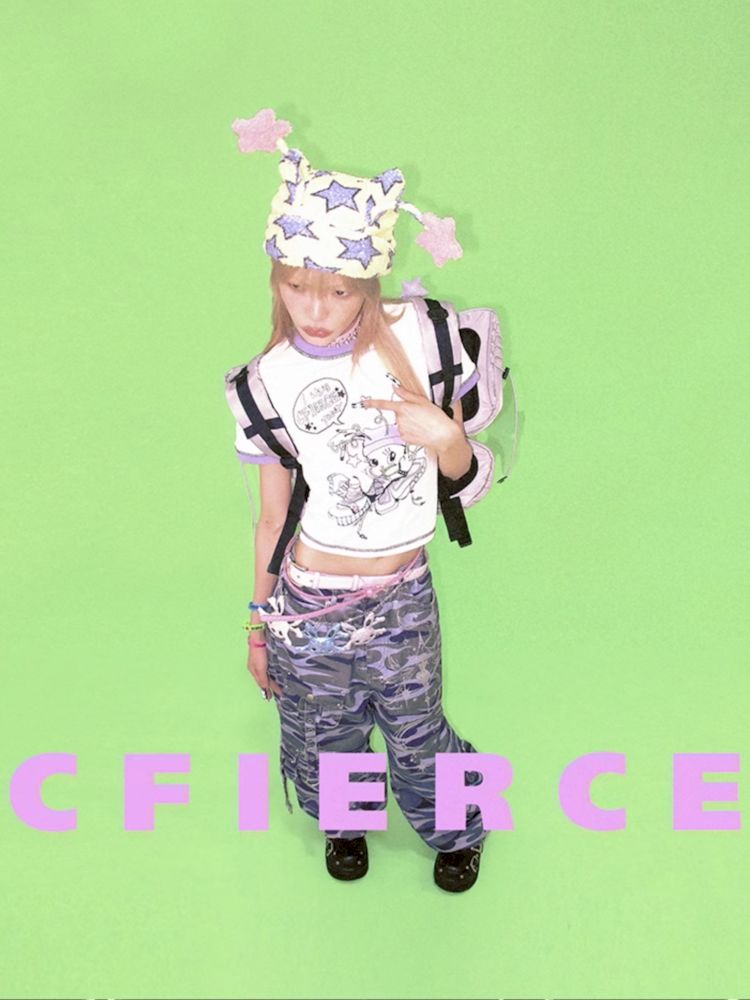 Bunny Elf Printed t-shirt【s0000008214】