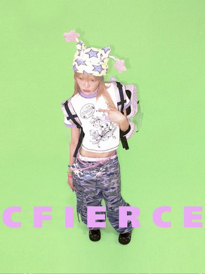 Bunny Elf Printed t-shirt【s0000008214】