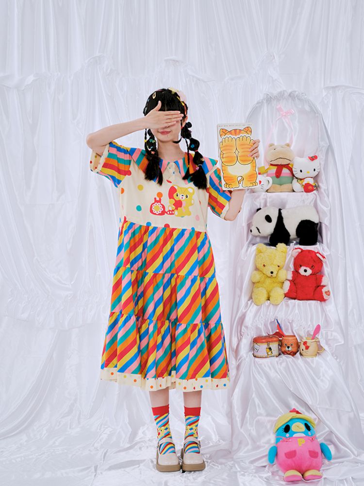 Rainbow Diary Dress【s0000009097】