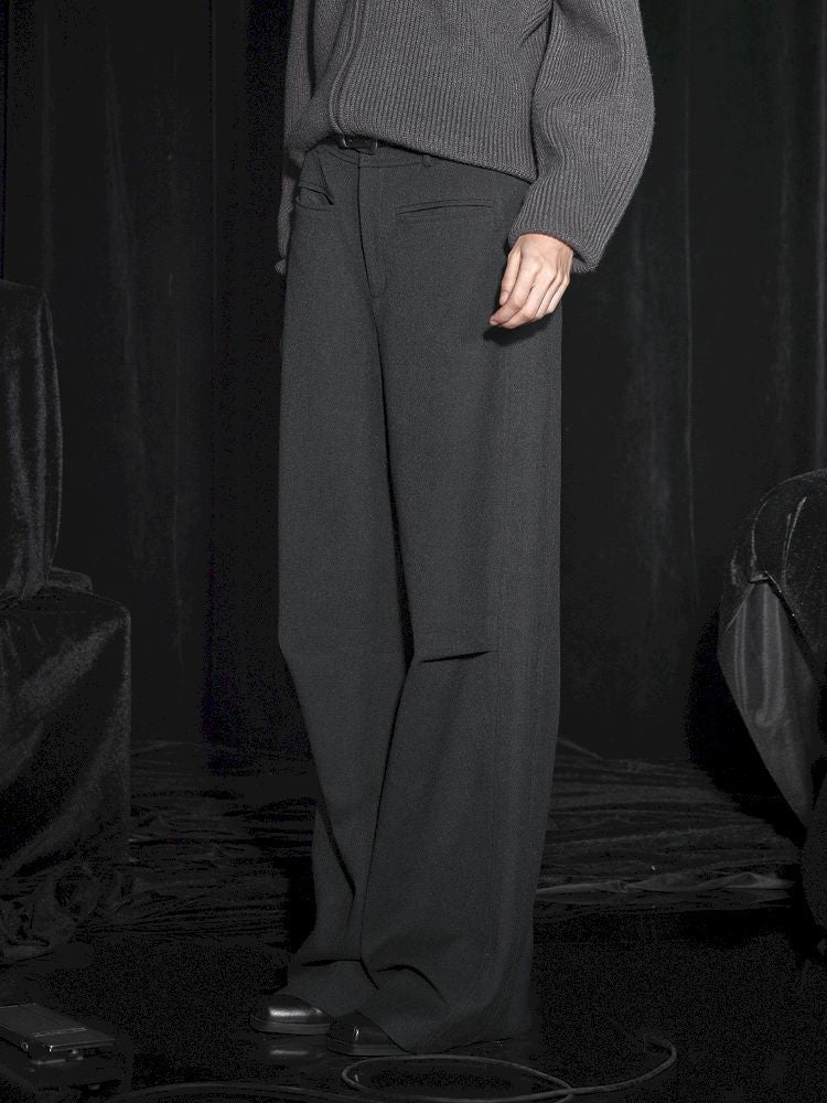 Genderless Wide Leg Long Western Pants【s0000005458】