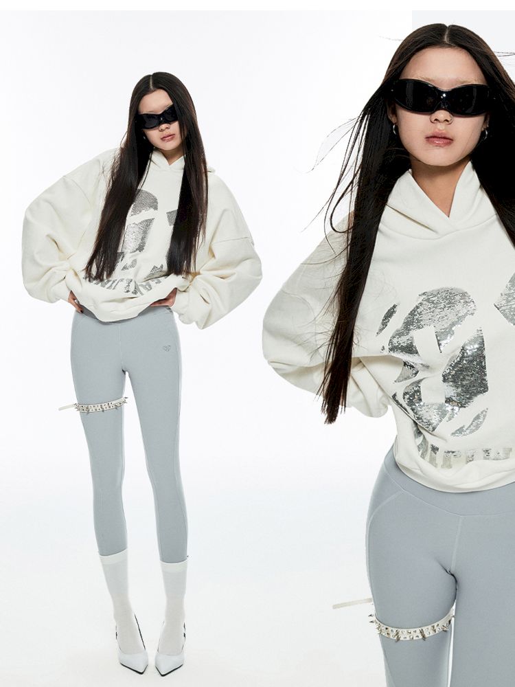 Loose Hooded Sweatshirt【s0000006300】