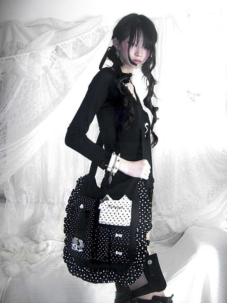 Large bow adjustable bag【s0000012695】